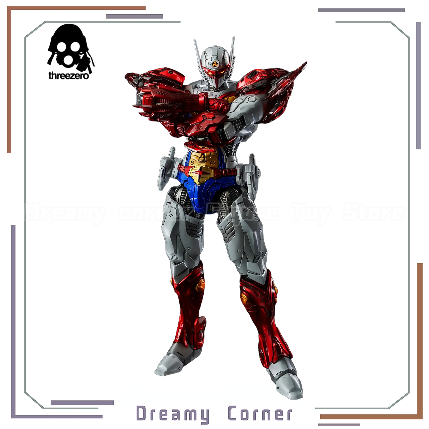 Model Kit Voltron - 【In Stock】Original Threezero ROBO-DOU 3Z0540 Tekkaman