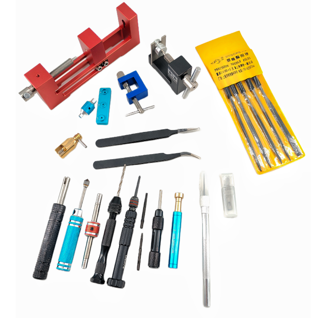 Model Kit Tweezers - Mini four-wheel drive vehicle assembly tool,