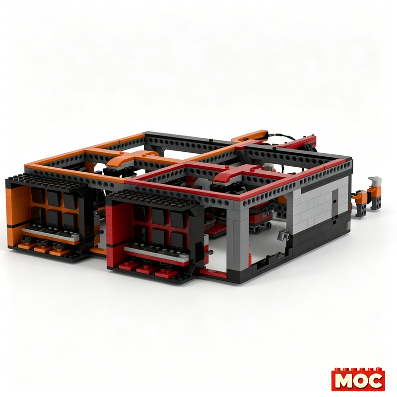 1005 PCS MOC Racing Car SF25 M - Model Kit F1 incelemesi ve fiyatı