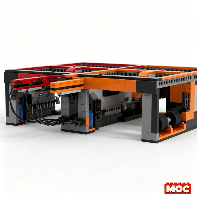 1005 PCS MOC Racing Car SF25 M - Model Kit F1 incelemesi ve fiyatı
