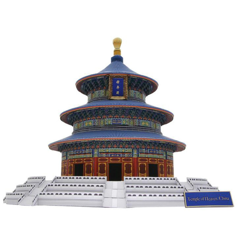 3D Paper Model Kit of Temple o - Model Kit China incelemesi ve fiyatı