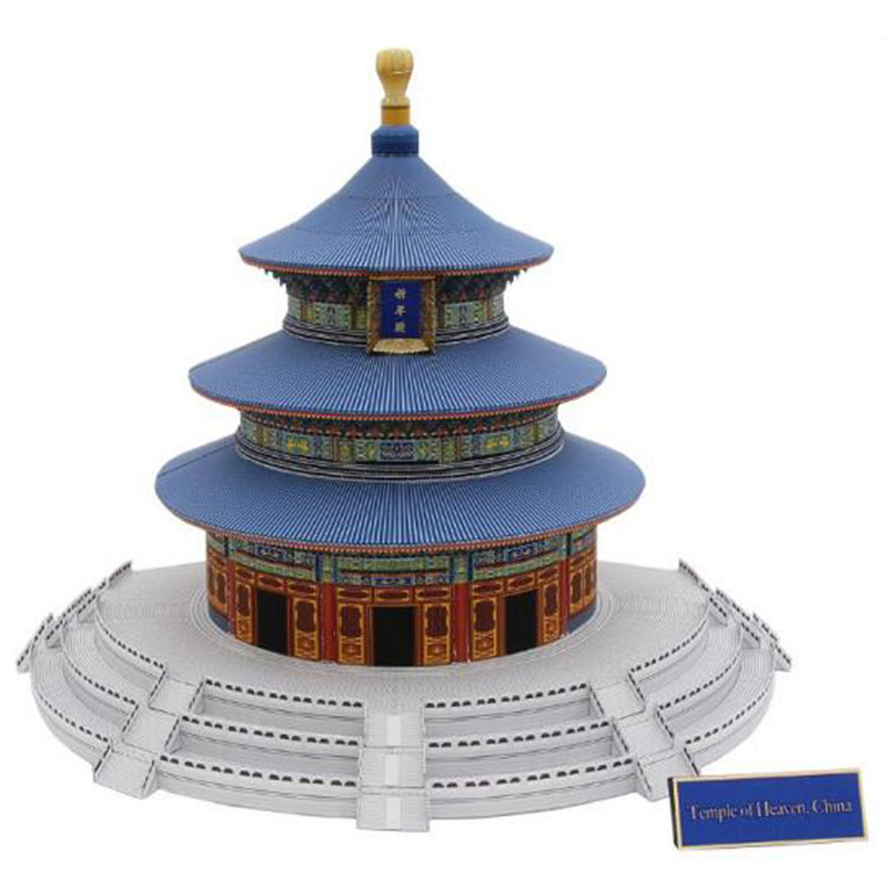 3D Paper Model Kit of Temple o - Model Kit China incelemesi ve fiyatı