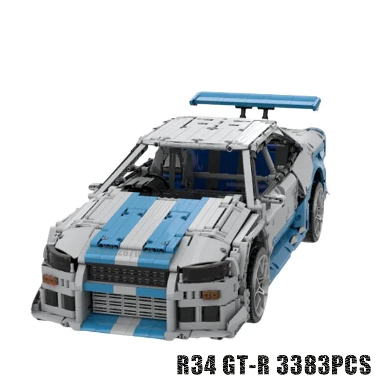 3383PCS supercar model buiding - Model Kit R34 incelemesi ve fiyatı