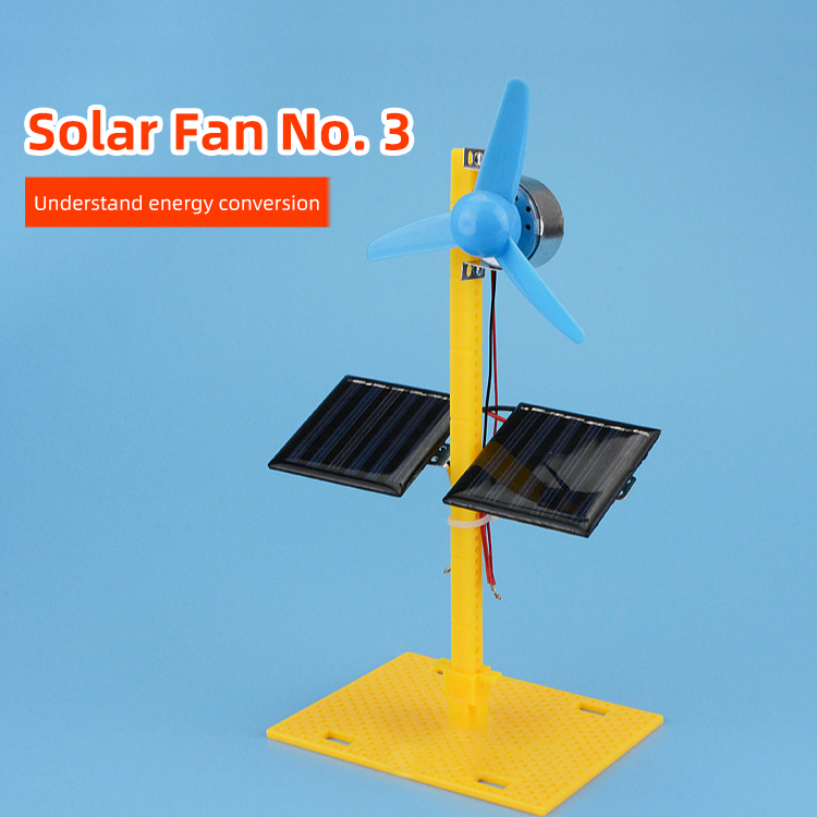 DIY Solar Electric Fan Model A - Model Kit China incelemesi ve fiyatı