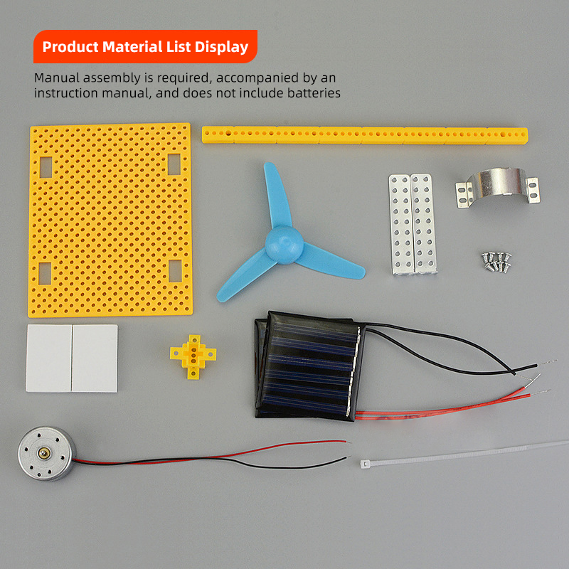 DIY Solar Electric Fan Model A - Model Kit China incelemesi ve fiyatı