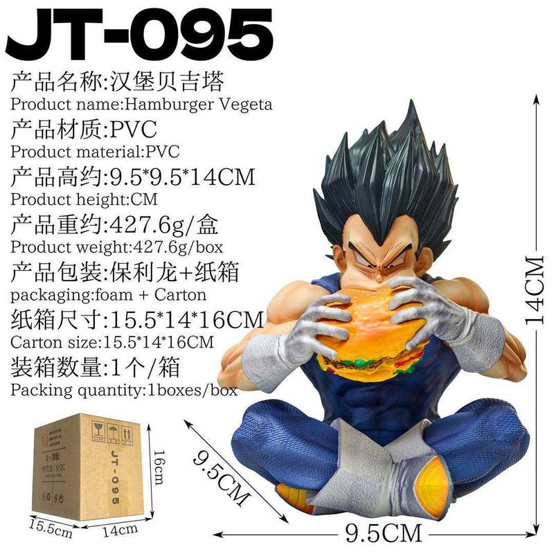 14cm Dragon Ball Vegeta Eating - Model Kit Vegito incelemesi ve fiyatı