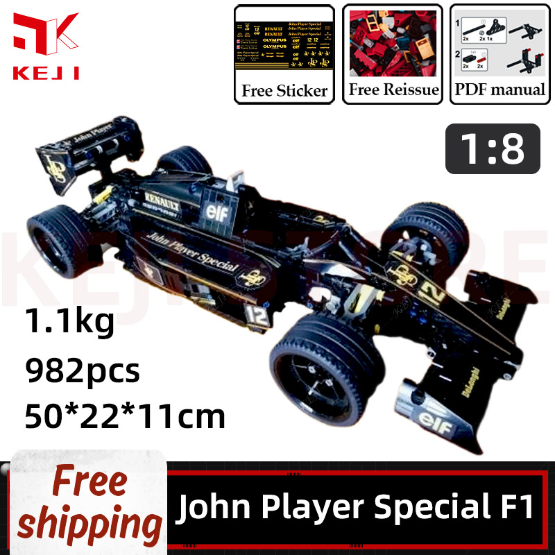 KEJI MOC-70614 John Player Spe - Model Kit F1 incelemesi ve fiyatı