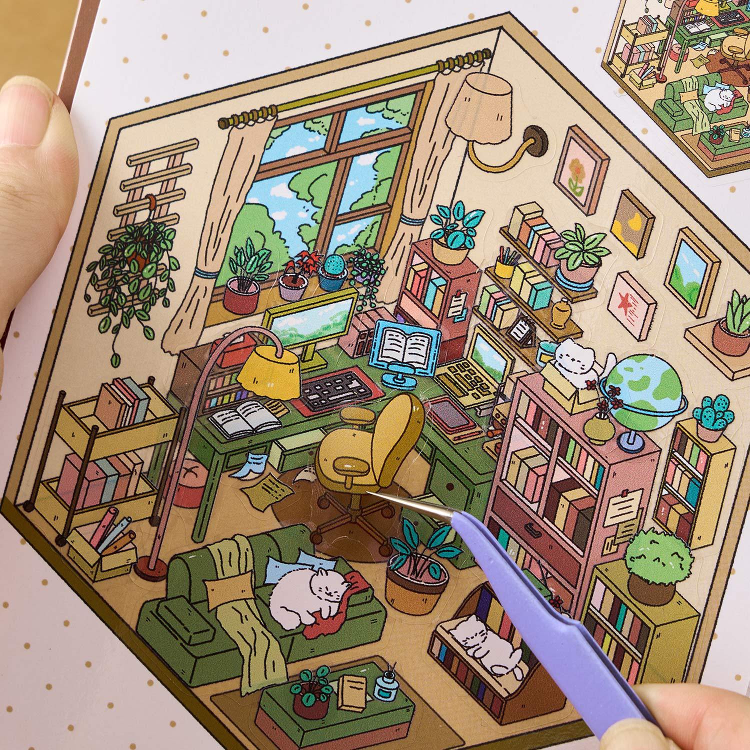 3D Miniature Scene Sticker Boo - Model Kit Tweezers incelemesi ve fiyatı
