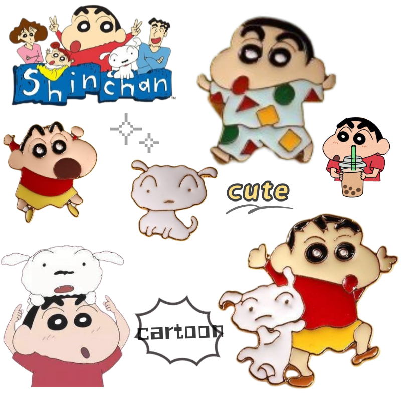Crayon Shin-chan Pochi badge c - Model Kit New incelemesi ve fiyatı
