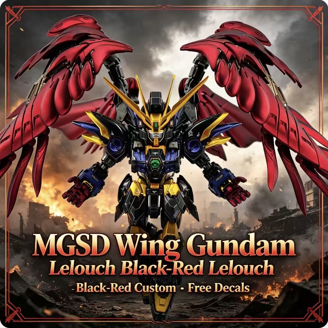 MGSD Wing Lelouch Color Scheme - Model Kit Code Geass incelemesi ve fiyatı