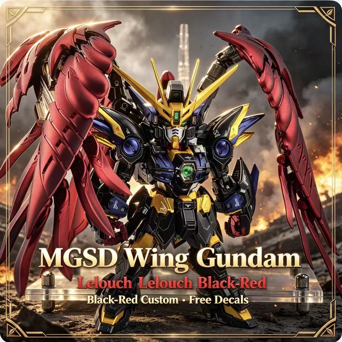 MGSD Wing Lelouch Color Scheme - Model Kit Code Geass incelemesi ve fiyatı