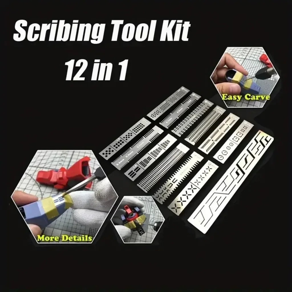 13 In 1 Carving Ruler Drill Ho - Model Kit Perfect Grade incelemesi ve fiyatı