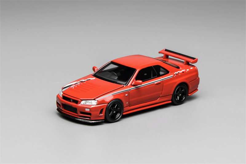 MOTORHELIX 1:64 R34 SKYLINE CU - Model Kit R34 incelemesi ve fiyatı