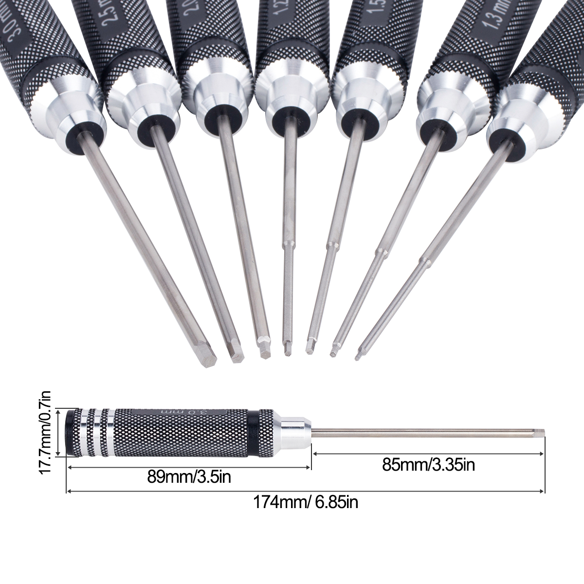 7 IN 1 Steel Hex Socket Profes - Model Kit Tools incelemesi ve fiyatı