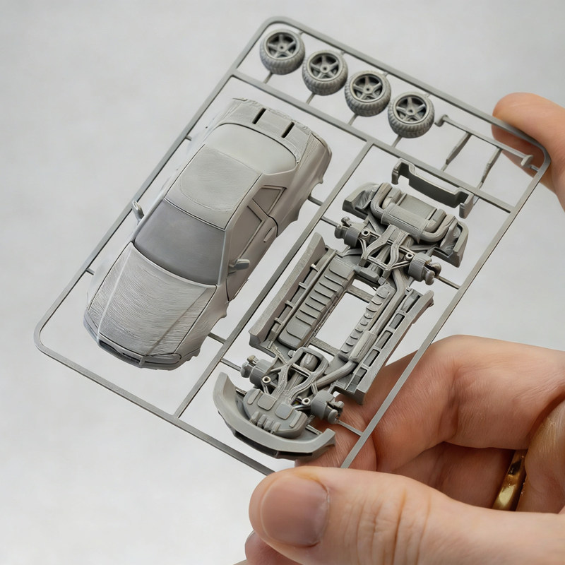 Nissan GTR R34 car model assem - Model Kit R34 incelemesi ve fiyatı