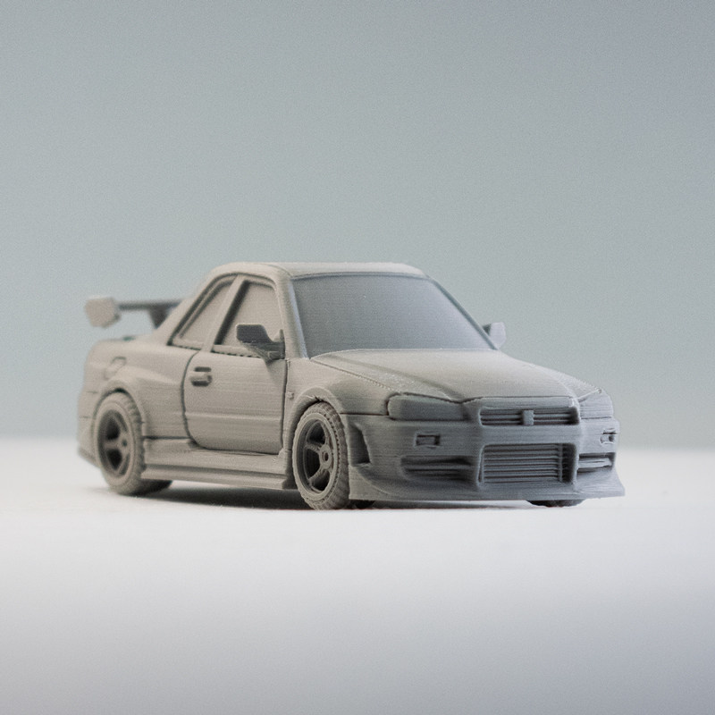 Nissan GTR R34 car model assem - Model Kit R34 incelemesi ve fiyatı