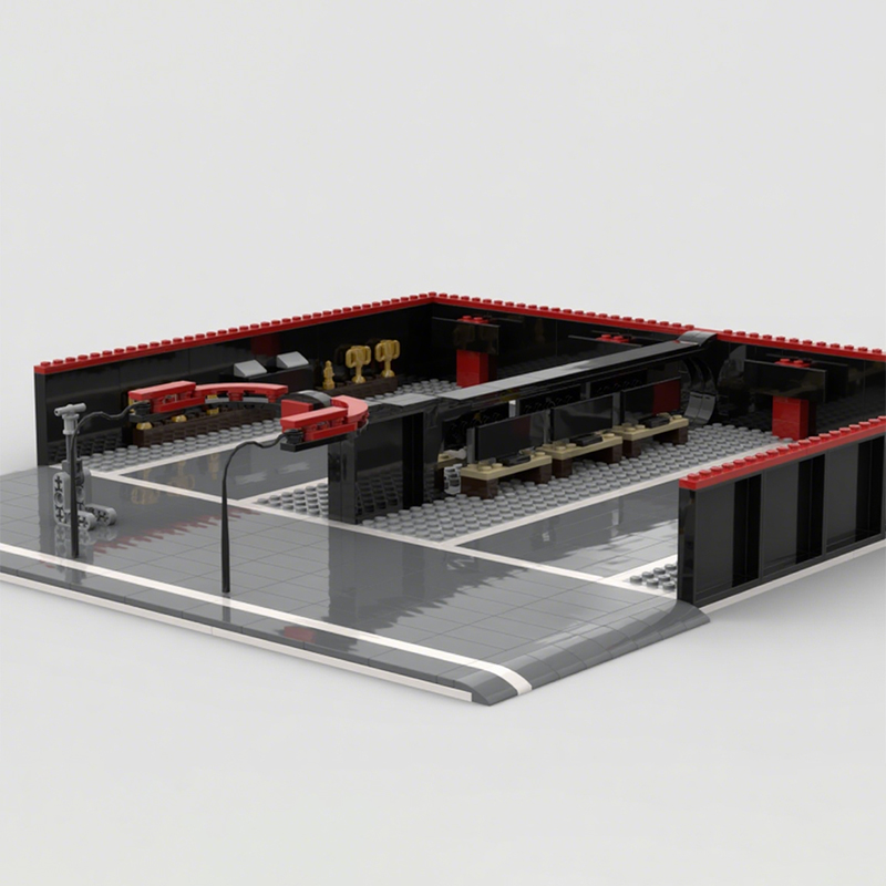 540pcs MOC F1 Pit Lane And Gar - Model Kit F1 incelemesi ve fiyatı