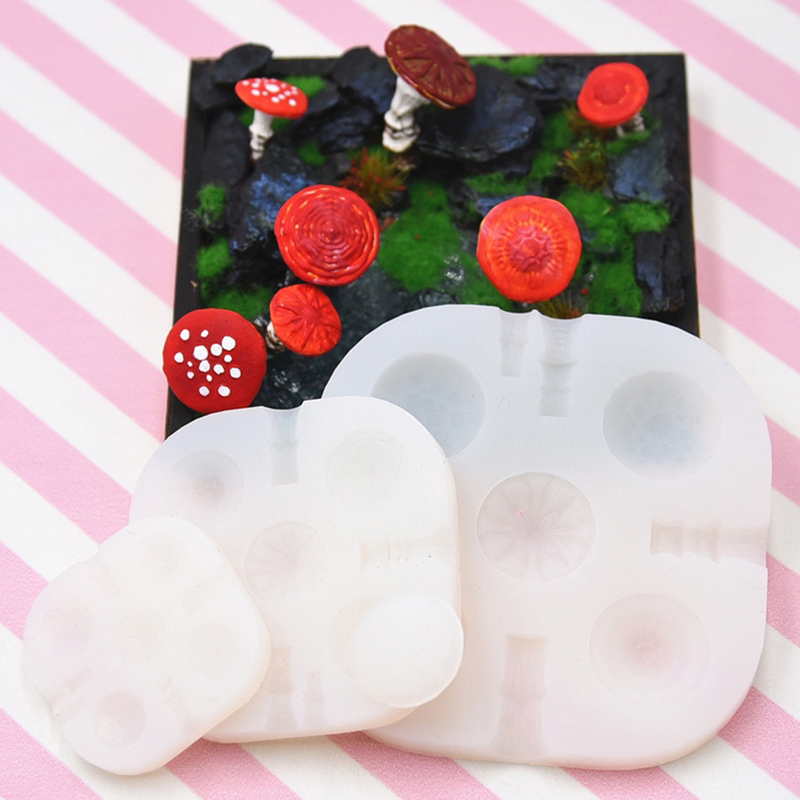 2pcs/set Mini Mushroom Silicon - Model Kit Tools incelemesi ve fiyatı