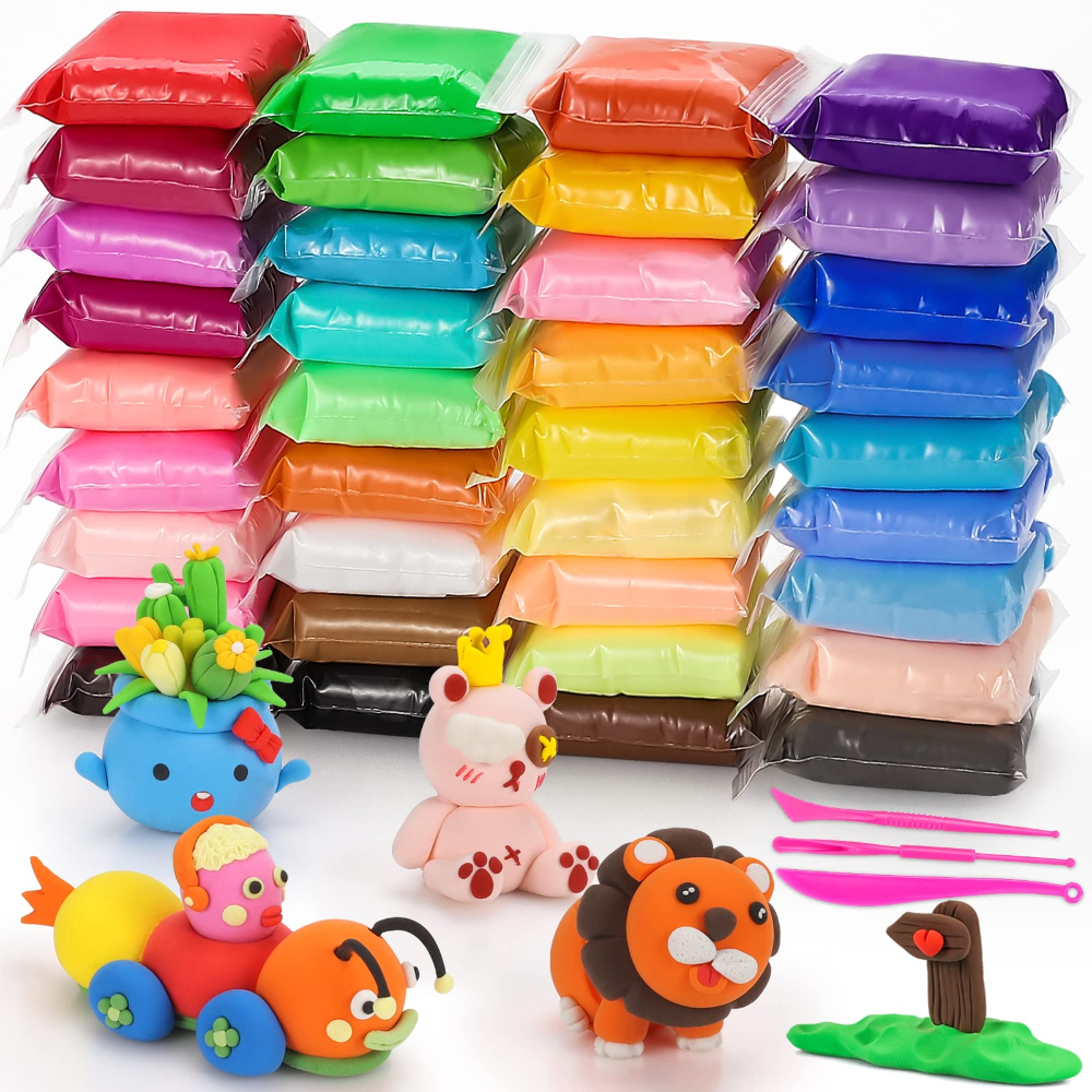 Air Dry Modeling Clay Kit Soft - Model Kit Tools incelemesi ve fiyatı