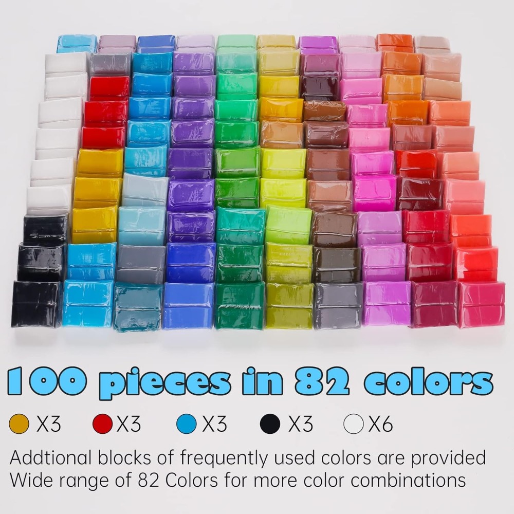 100 Pcs Polymer Clay Value Pac - Model Kit Tools incelemesi ve fiyatı