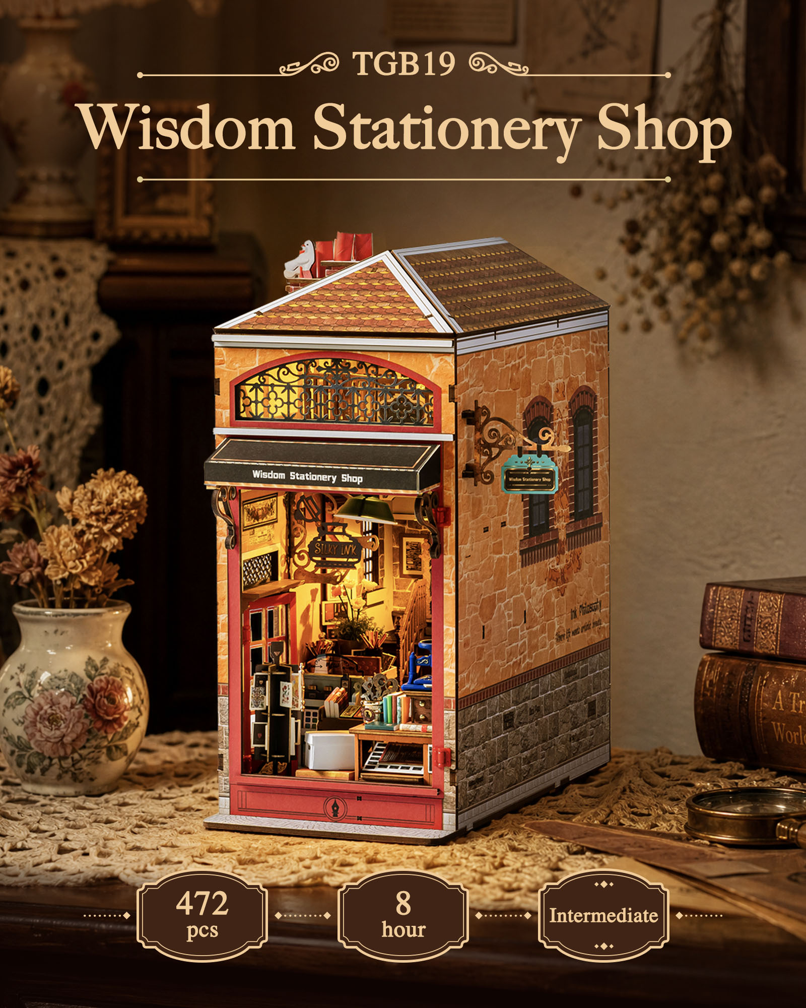 Rolife Wisdom Stationery Shop  - Model Kit Centaur incelemesi ve fiyatı