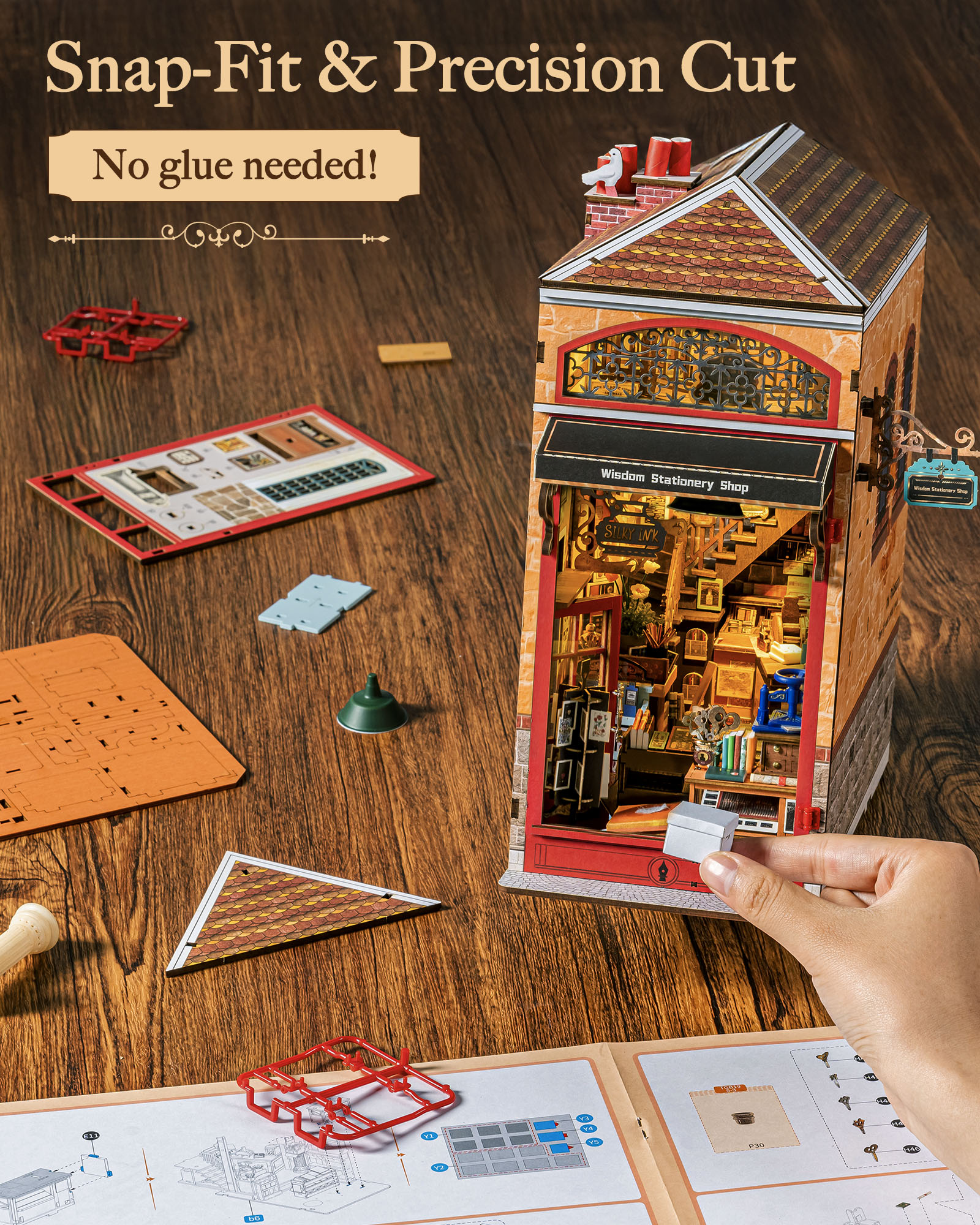 Rolife Wisdom Stationery Shop  - Model Kit Centaur incelemesi ve fiyatı