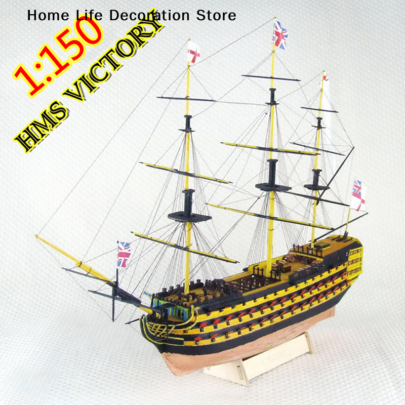 DIY 3D Wooden Puzzles HMS Vict - Model Kit Hms Victory incelemesi ve fiyatı