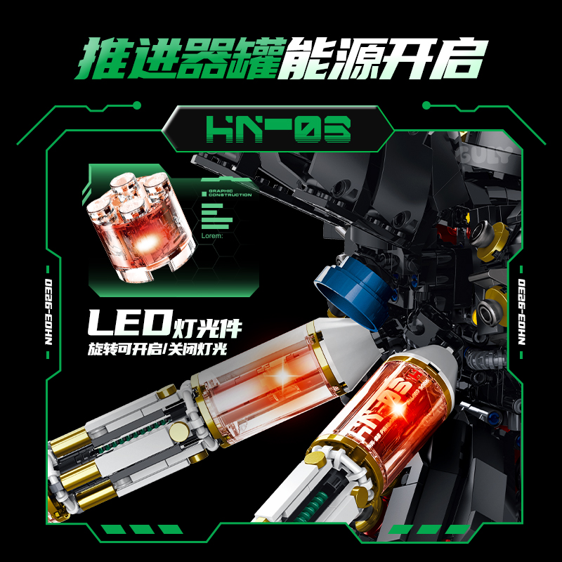 IN STOCK 80506 MOC Idea Techni - Model Kit Voltron incelemesi ve fiyatı