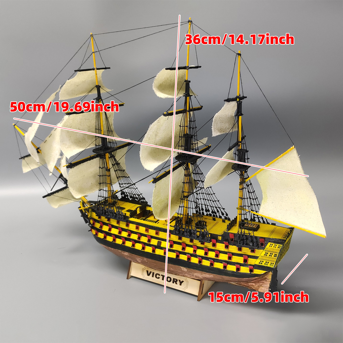 1/200 HMS Victory Ship of the  - Model Kit Hms Victory incelemesi ve fiyatı