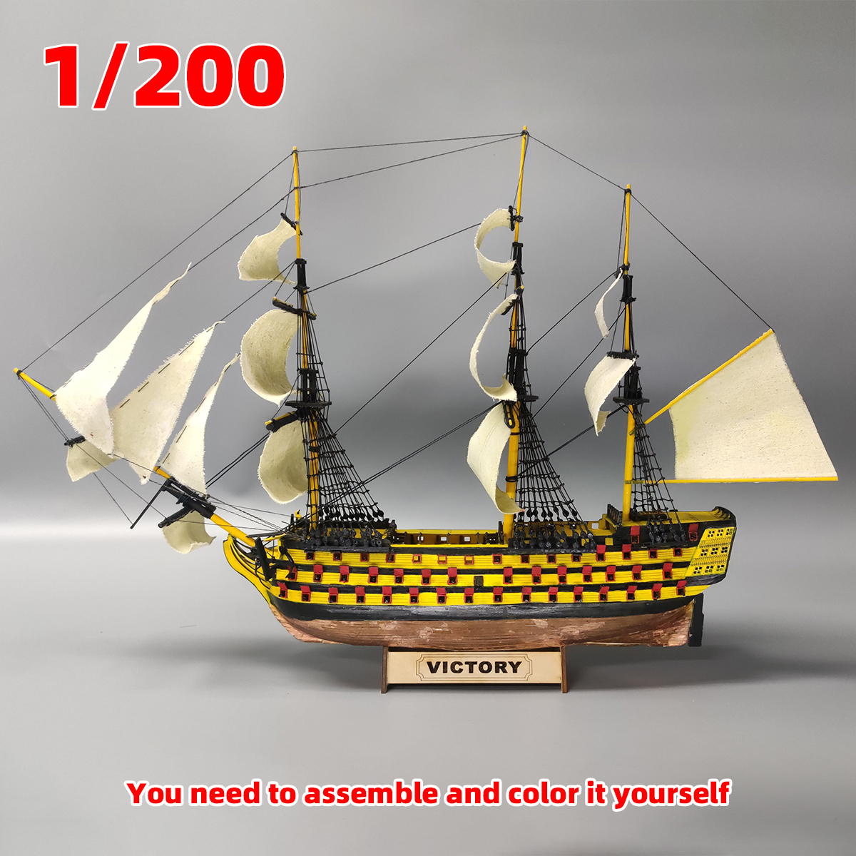 1/200 HMS Victory Ship of the  - Model Kit Hms Victory incelemesi ve fiyatı