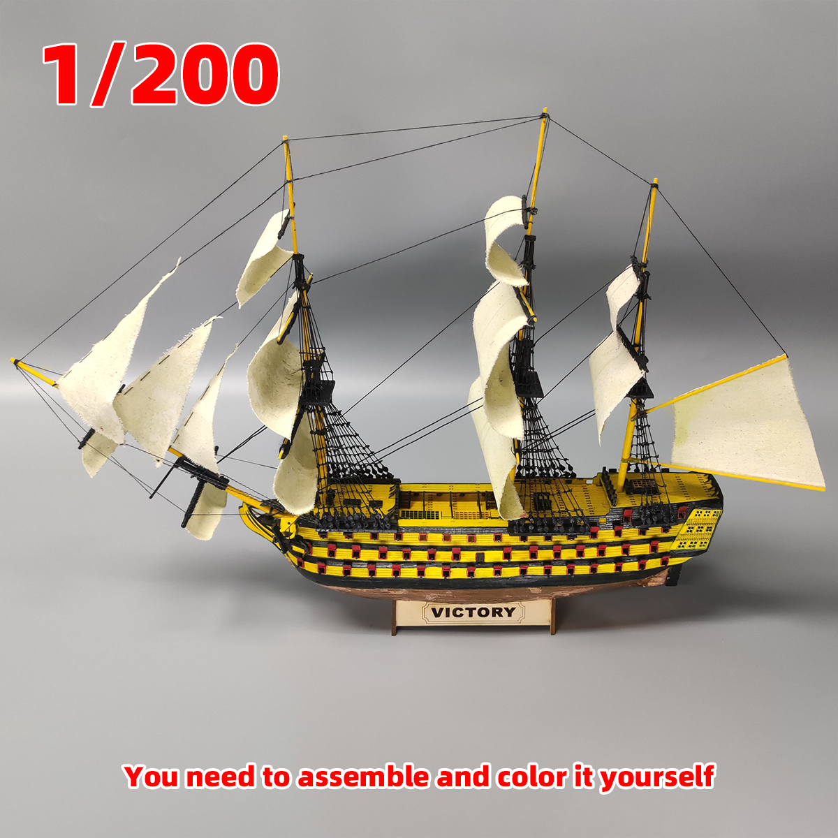 1/200 HMS Victory Ship of the  - Model Kit Hms Victory incelemesi ve fiyatı
